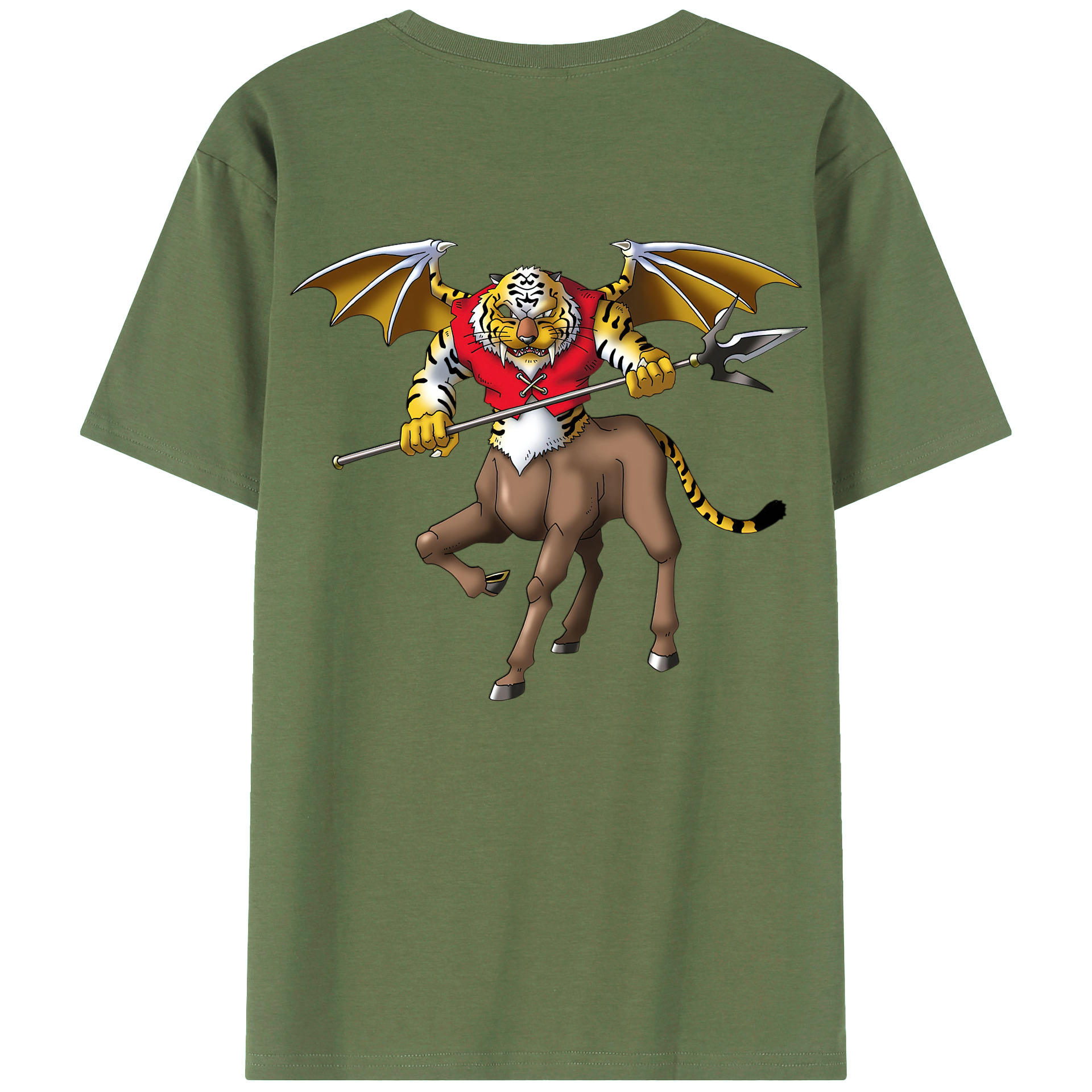 （画像用） ドラゴンクエスト Doragon Kuesuto Dragon Quest 綿100％ メンズ半袖Tシャツ（バックプリント） 通気性